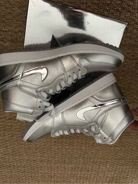 Air Jordan 1 High G NRG Metallic High-Top Sneakers